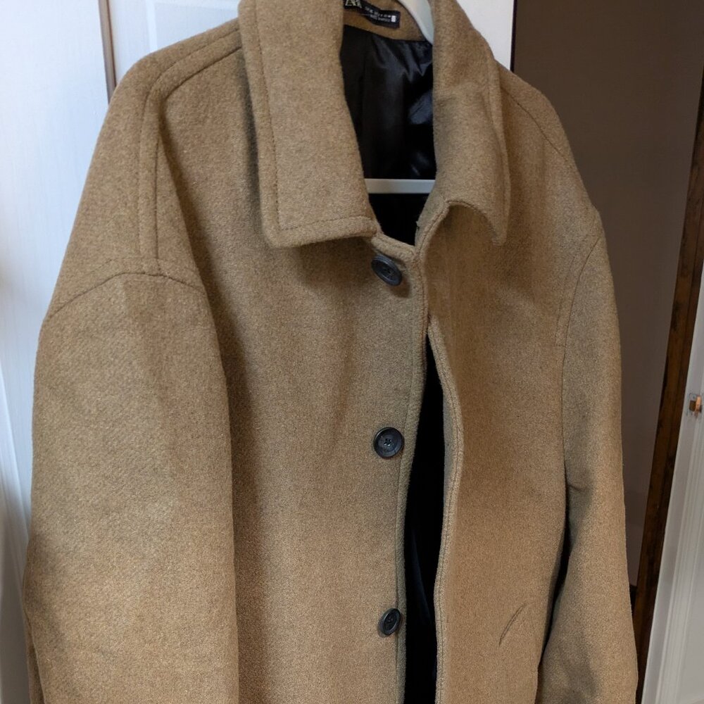 NWOT Zara Young Men's Long Coat XL